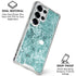 Crushed Turquoise Galaxy S25 Ultra Clear Case